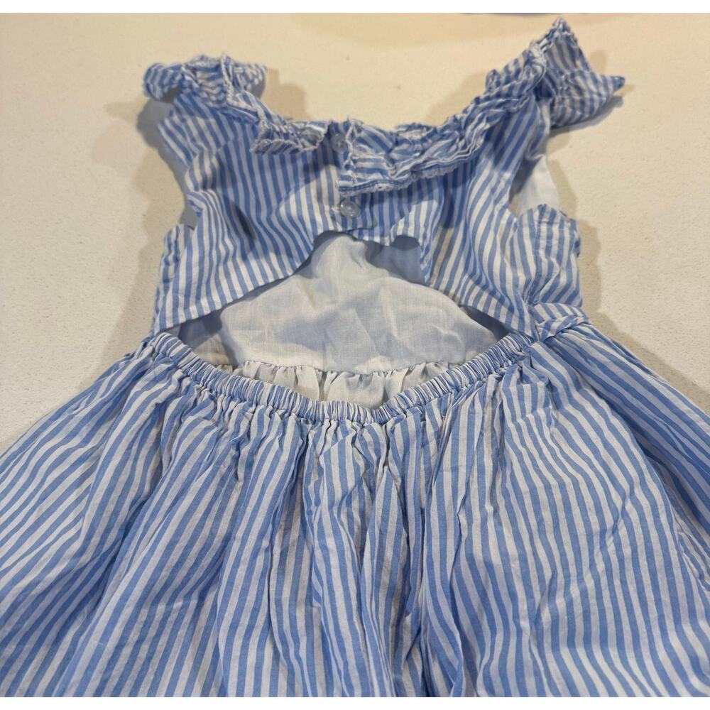 Sigrid Olsen Toddler Girl 5 Open Back Blue Dress - Picture 2 of 5